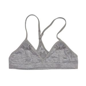 GIRL'S Grey Sports Bra Adjustable Straps Size 32